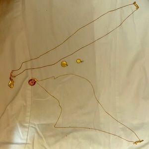 2 Adjustable Alex & Ani Necklaces w/ 3 Charms😍💕